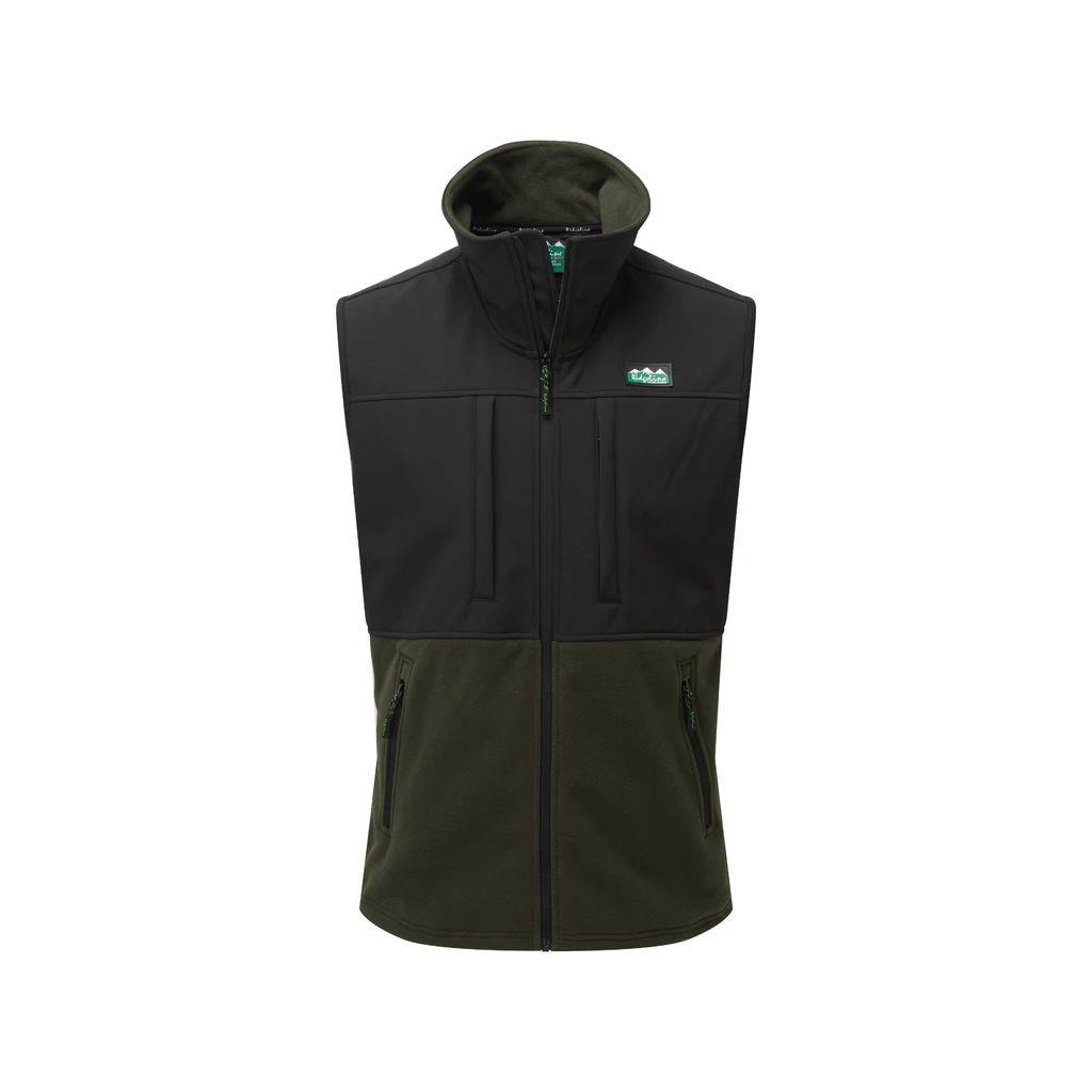 FLEECE VEST RIDGELINE OLIVE/BLACK HYBRID