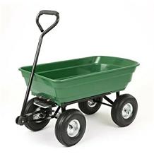 Plastic Green Garden Tipping Cart
