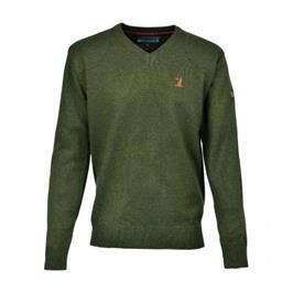 LARGE V-NECK HUNTING SWEATER JUMPER