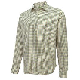 HOGGS PURE COTTON TATTERSALL WINE/BLUE/GREEN SHIRT