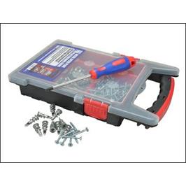 Forgefix 200 Piece Professional Plasterboard Fixings Kit