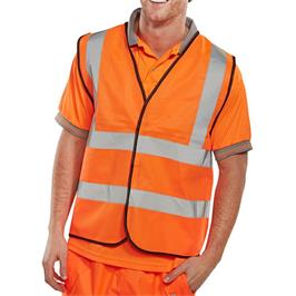 BSEEN EN ISO 20471 VEST ORANGE