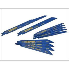 Irwin 11 Piece Assorted Reciprocating Saw Blade Set